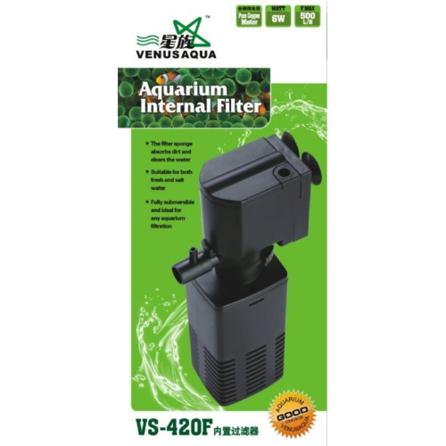 Venüs Aqua 6w Vs-420f Iç Filtre 500l/h Venüs Aqua 6w Vs-420f Iç Filtre 500l/h