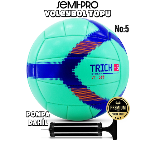 VT-500 Trick Voleybol Topu Pompalı Yumuşak Doku Semi-Pro İç-Dış Mekan Soft Touch No:5 270 g VT-500 Trick Voleybol Topu Pompalı Yumuşak Doku Semi-Pro İç-Dış Mekan Soft Touch No:5 270 g