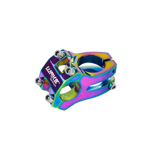 Wake Alüminyum Rainbow Rengarenk Bisiklet Kısa Gidon Boğazı Yedek Parça 31,8mm