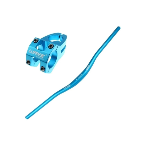 Wake Mavi Bisiklet Alümiyum Gidon+Boğaz 780mm 31,8mm Bisiklet Direksiyon + Boğaz Wake Mavi Bisiklet Alümiyum Gidon+Boğaz 780mm 31,8mm Bisiklet Direksiyon + Boğaz