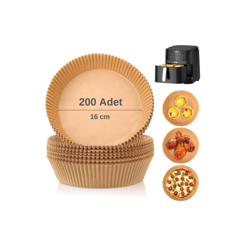Xiaomi, Philips, Arzum, Tefal, Kumtel Uyumlu 16cm Hava Fritözü Airfryer Pişirme Kağıdı
