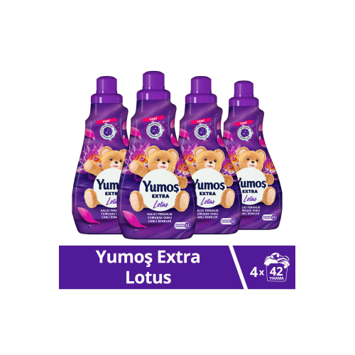 Yumoş Extra Çamaşır Yumuşatıcı Lotus 1008 ml x4 Yumoş Extra Çamaşır Yumuşatıcı Lotus 1008 ml x4
