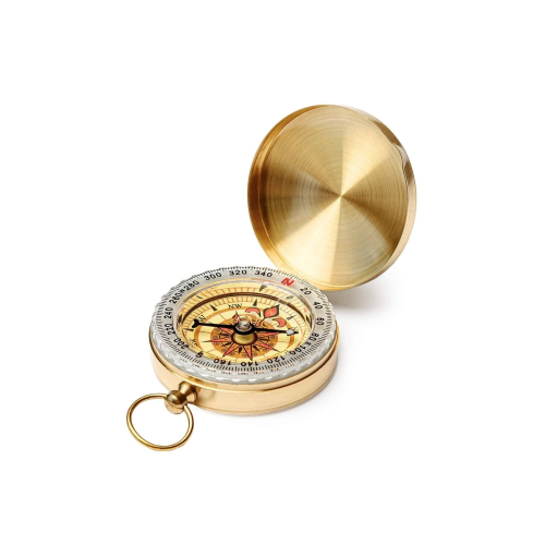 Yuvarlak Sarı Metal Kasa Kutulu Su Geçirmez Fosforlu Dayanıklı Pusula 5x1.6cm Yuvarlak Sarı Metal Kasa Kutulu Su Geçirmez Fosforlu Dayanıklı Pusula 5x1.6cm