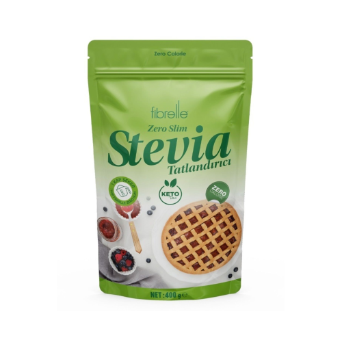 Zero Slim Stevia 400 G Toz Tatlandırıcı / Ketojenik / Sıfır Kalori / Zero Slim Stevia 400 G Toz Tatlandırıcı / Ketojenik / Sıfır Kalori /