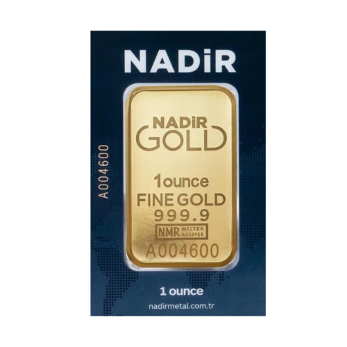 Nadirgold 1 Ons Külçe Altın 999.9 Nadirgold 1 Ons Külçe Altın 999.9