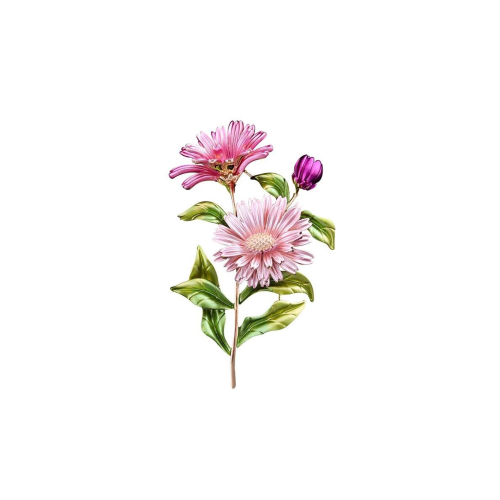Pembe Çiçek Broş Pembe Çiçek Broş