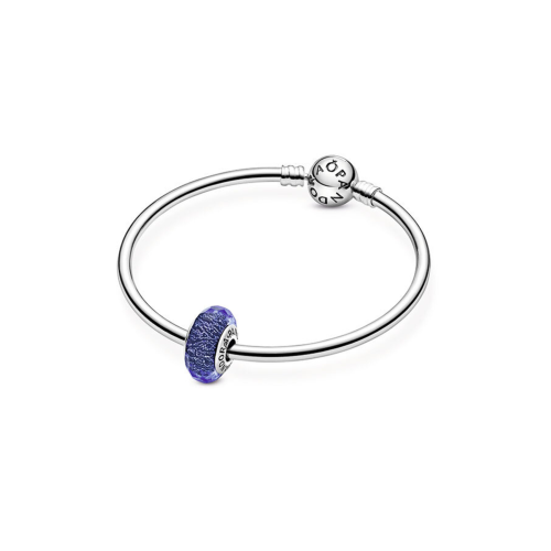 Işık Yayan Mavi Murano Cam Charm