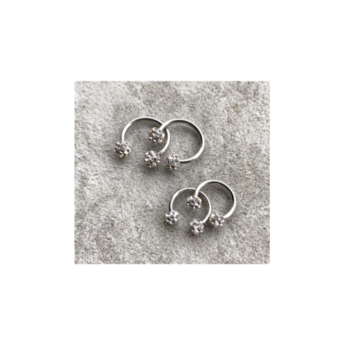 Taşlı Halka Piercing