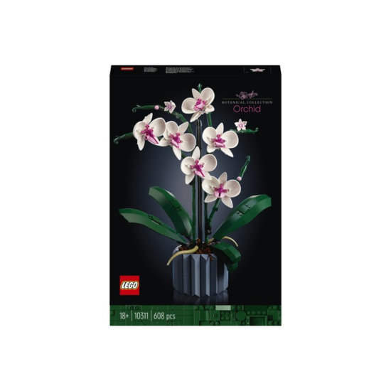 ® ICONS Orkide 10311 - Yetişkinler İçin Koleksiyonluk Dekoratif Yapım Seti (608 Parça)