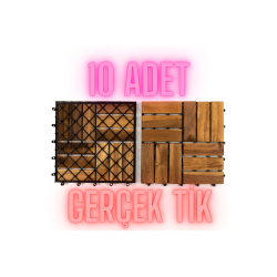 Teak Ağacı Yer Karosu 10 Adet 1 Koli Bahçe Banyo Deck Ahşap Karo Masif Yer Döşemesi Balkon Deck Teak Ağacı Yer Karosu 10 Adet 1 Koli Bahçe Banyo Deck Ahşap Karo Masif Yer Döşemesi Balkon Deck