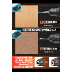 Alman Hard-x 256 Vf 20ah Çelik Şanzuman Bakır Sargılı 2 Akülü Vidalama Matkap Şarjlı Matkap Alman Hard-x 256 Vf 20ah Çelik Şanzuman Bakır Sargılı 2 Akülü Vidalama Matkap Şarjlı Matkap