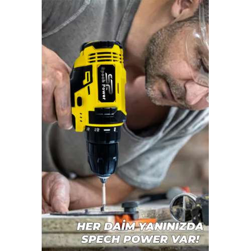 Spech Power X 58 V 12 Ah Çift Akülü Metal Dişli Şanzıman Şarjlı Vidalama Matkap 28 Parça Uç Setli Spech Power X 58 V 12 Ah Çift Akülü Metal Dişli Şanzıman Şarjlı Vidalama Matkap 28 Parça Uç Setli