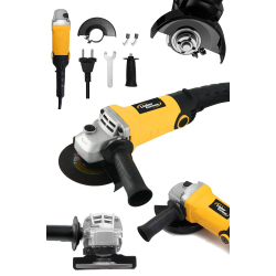 Teknoloji Bakır Sargılı 4100 W 115 Mm Devir Ayarlı Spiral Avuç Içi Kesme Ve Taşlama Makinası Teknoloji Bakır Sargılı 4100 W 115 Mm Devir Ayarlı Spiral Avuç Içi Kesme Ve Taşlama Makinası