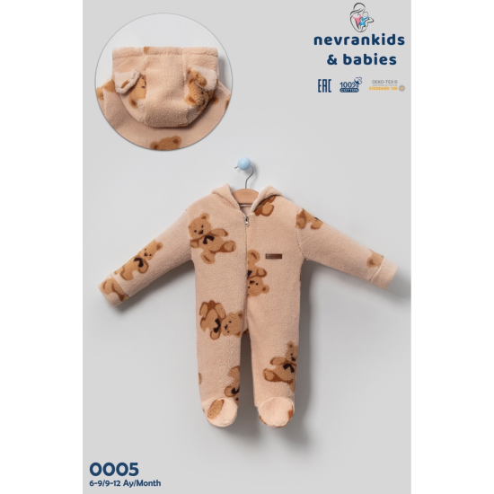 Yeni Doğan Ayıcık Teddy Bear Peluş Bebek Tulum Astronot Tulum Havlu Tulum