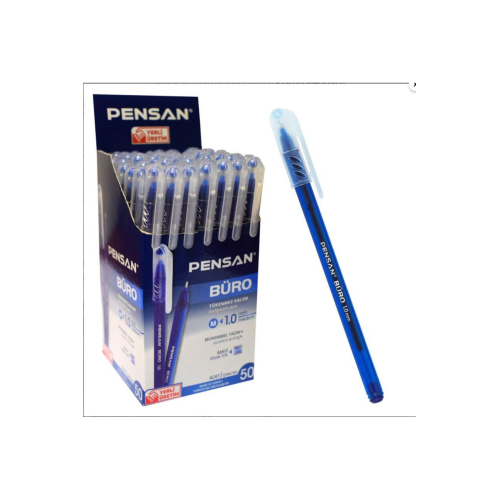 Büro 1.0 Mm Mavi Tükenmez Kalem 12 Adet Tk.k Büro 1.0 Mm Mavi Tükenmez Kalem 12 Adet Tk.k