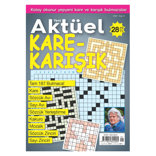 Aktüel Kare Karışık Bulmaca Sayı 5 Aktüel Kare Karışık Bulmaca Sayı 5