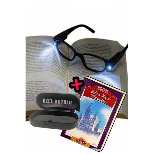 Led Işıklı Kitap Okuma Gözlüğü Camsız Gözlük Led Işıklı Kitap Okuma Gözlüğü Camsız Gözlük