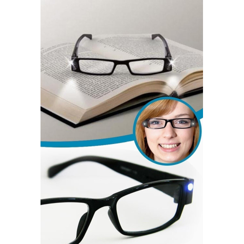 Led Işıklı Kitap Okuma Gözlüğü Camsız Gözlük Led Işıklı Kitap Okuma Gözlüğü Camsız Gözlük