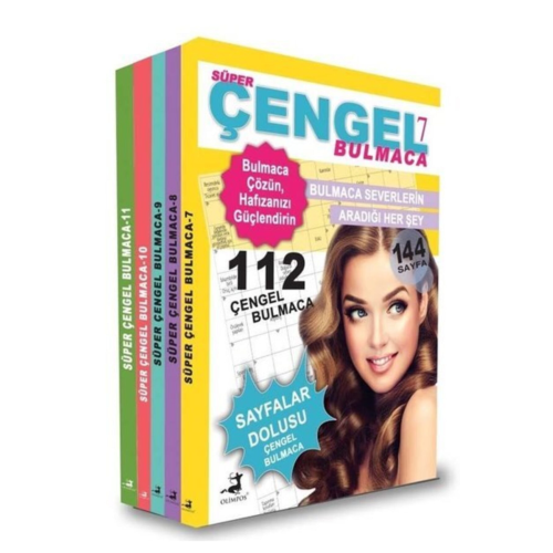 Süper Çengel Bulmaca Seti 5 Kitap Takım (7-8-9-10-11) Süper Çengel Bulmaca Seti 5 Kitap Takım (7-8-9-10-11)