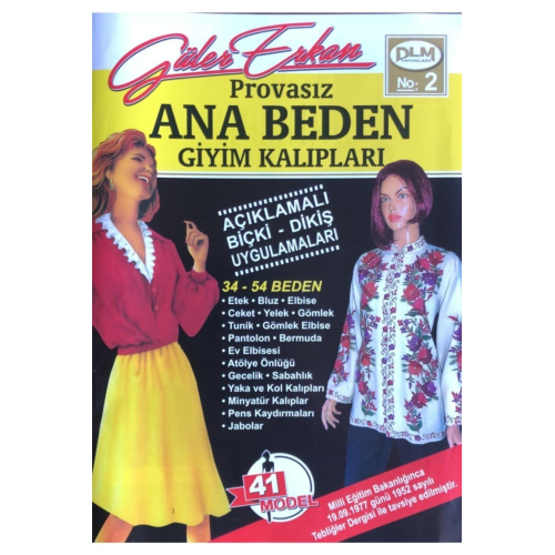 Güler Erkan Ana Beden Provasız Giyim Kalıpları Güler Erkan Ana Beden Provasız Giyim Kalıpları