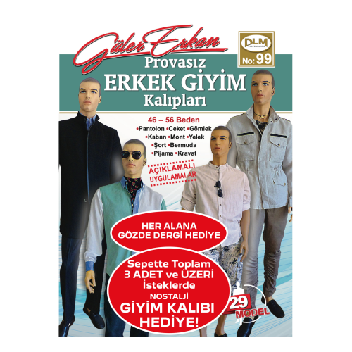 Provasız Erkek Giyim Kalıpları Provasız Erkek Giyim Kalıpları