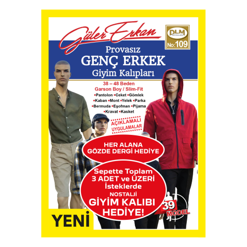 Provasız Genç Erkek Giyim Kalıpları Provasız Genç Erkek Giyim Kalıpları