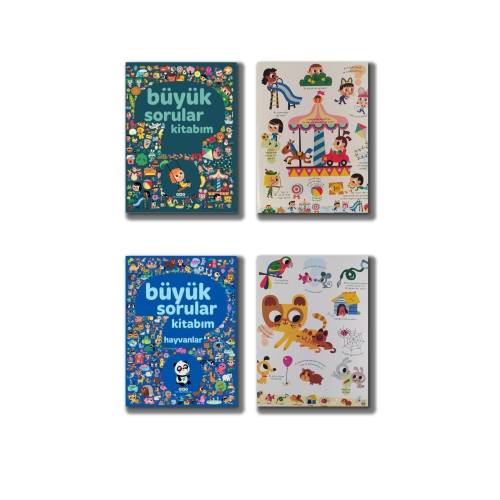 Büyük Sorular Kitabım + Büyük Sorular Kitabım Hayvanlar 2'li Set Büyük Sorular Kitabım + Büyük Sorular Kitabım Hayvanlar 2'li Set
