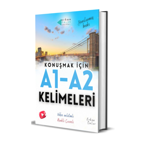 Erkan Önler Yayınları Ingilizce Konuşmak Için A1 - A2 Kelimeleri (VİDEO DERSLER KİTAP) Erkan Önler Yayınları Ingilizce Konuşmak Için A1 - A2 Kelimeleri (VİDEO DERSLER KİTAP)