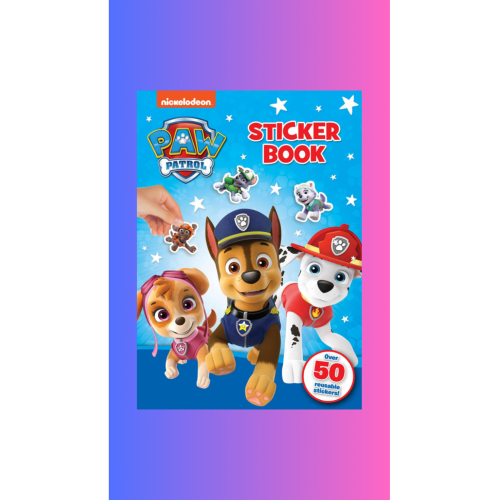 PAW PATROL - Sticker Book - Boyama ve Etiket kitabı PAW PATROL - Sticker Book - Boyama ve Etiket kitabı