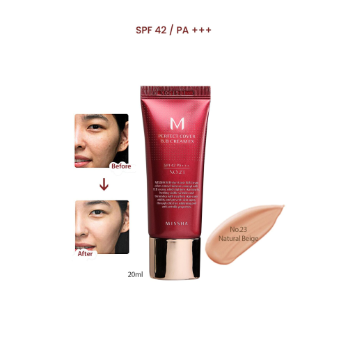 Yoğun Kapatıcılık Sunan BB Krem M Perfect Cover BB Cream Ex No: 23 ( 20 ml ) Yoğun Kapatıcılık Sunan BB Krem M Perfect Cover BB Cream Ex No: 23 ( 20 ml )