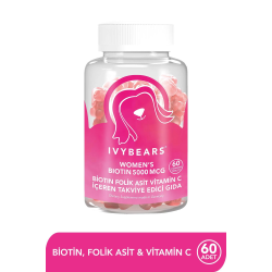 Kadın Saç Vitamini Biotin 5000 Mcg 60 Tablet Kadın Saç Vitamini Biotin 5000 Mcg 60 Tablet