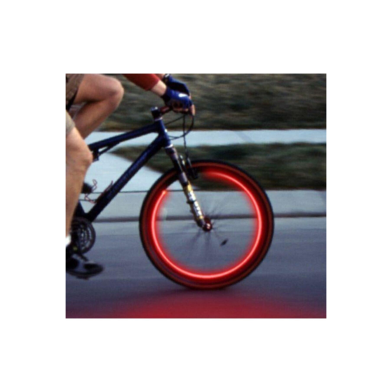 Hareket Sensörlü Kırmızı Işıklı Sibop Kapağı Lambası Araba Bisiklet