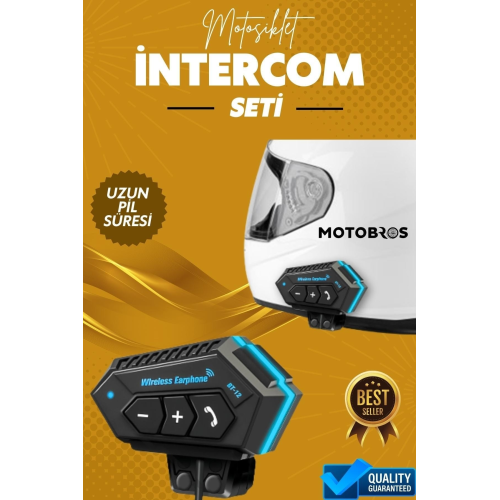 Motosiklet Bluetooth V4.2 Intercom Interkom Dinleme Ve Konuşma Özellikli Su Geçirmez Motosiklet Bluetooth V4.2 Intercom Interkom Dinleme Ve Konuşma Özellikli Su Geçirmez