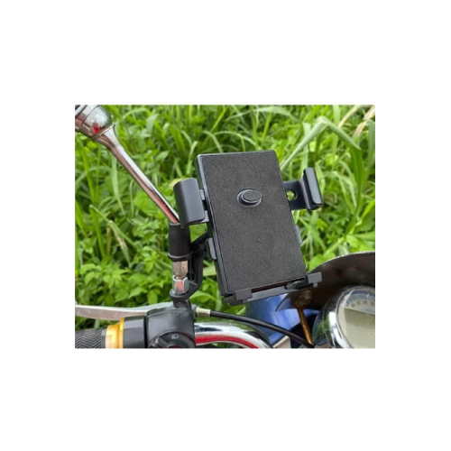 Ayna Bağlantılı Motosiklet Telefon Tutacağı Ayna Bağlantılı Motosiklet Telefon Tutacağı