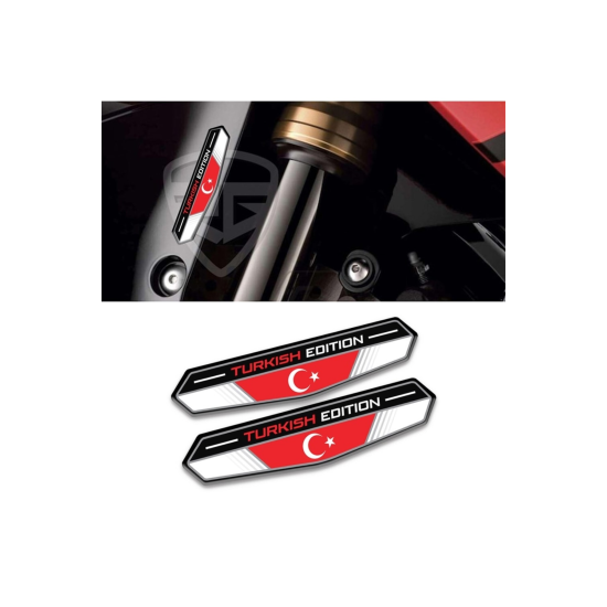 3d Motosiklet Çıkartma Etiket Sticker Turkish Edition