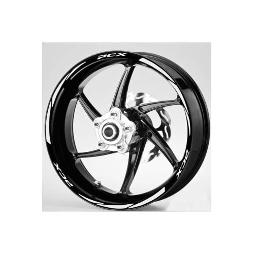 Honda Pcx Yazılı Beyaz Jant Şeridi Honda Pcx Yazılı Beyaz Jant Şeridi