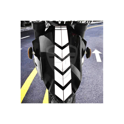 Motosiklet Çamurluk Sticker Beyaz Motosiklet Çamurluk Sticker Beyaz