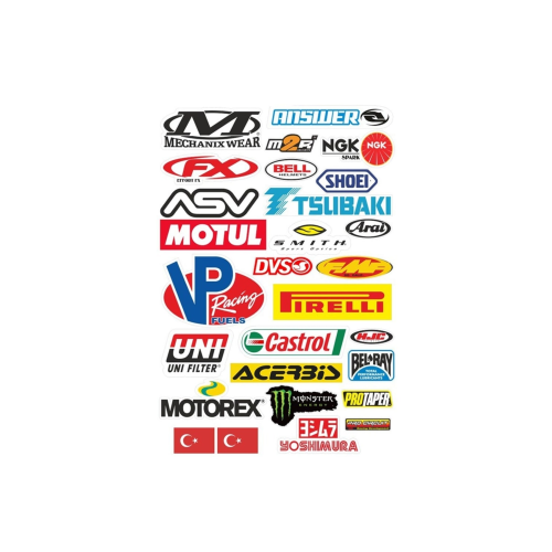 Motosiklet Marka Sticker Seti Motosiklet Marka Sticker Seti