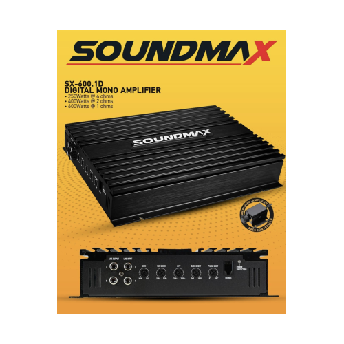 Sx-600.1d Mono Amfibas Amfisi 4000w Bas Kontrollü Sx-600.1d Mono Amfibas Amfisi 4000w Bas Kontrollü