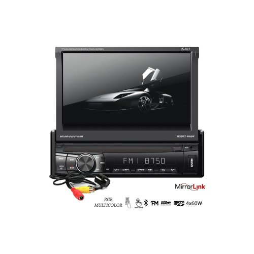 Oto Teyp Indash 7 4x60w Mirrorlink Bt/usb/sd/fm/aux Kameralı Js-877 Oto Teyp Indash 7 4x60w Mirrorlink Bt/usb/sd/fm/aux Kameralı Js-877
