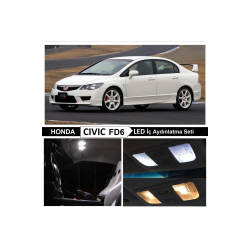 Honda Civic Fd6 Led Iç Aydınlatma Seti Beyaz 8 Adet Honda Civic Fd6 Led Iç Aydınlatma Seti Beyaz 8 Adet