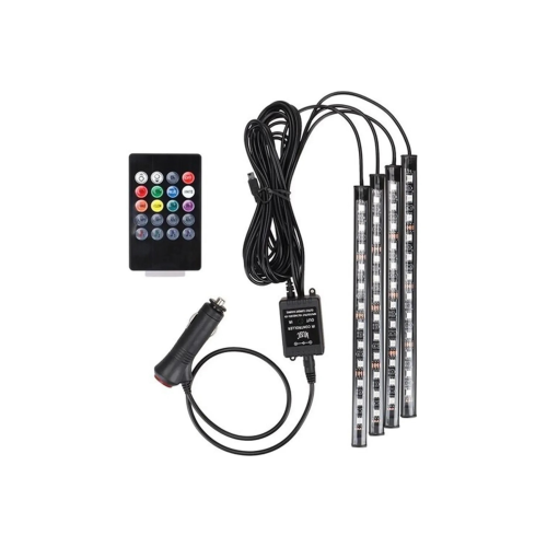 Araç Içi Ayak Altı Müziğe Ve Sese Duyarlı Rgb Renkli Kumandalı Led 12 Led Araç Içi Ayak Altı Müziğe Ve Sese Duyarlı Rgb Renkli Kumandalı Led 12 Led