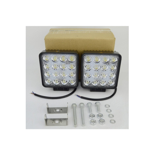 4 Adet 16 Ledli Off Road Çalışma Ve Sis Lambası 48watt 12 & 24 Vo 4 Adet 16 Ledli Off Road Çalışma Ve Sis Lambası 48watt 12 & 24 Vo