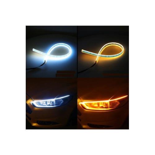 Far Üstü Kayar Sinyalli Led Gündüz Farı Şerit Lamba Takımı 60 cm Far Üstü Kayar Sinyalli Led Gündüz Farı Şerit Lamba Takımı 60 cm
