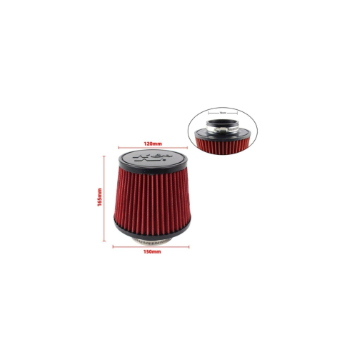 K&n Universal Açık Hava Filtresi Kırmızı 76 Mm K&n Universal Açık Hava Filtresi Kırmızı 76 Mm