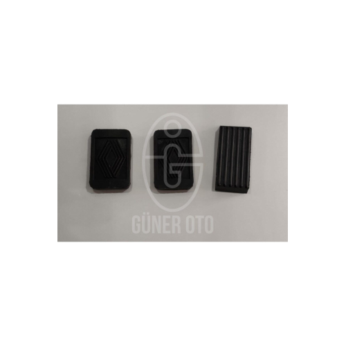 Renault R12 Toros Debriyaj Fren Gaz Pedal Lastiği 3 Parça Renault R12 Toros Debriyaj Fren Gaz Pedal Lastiği 3 Parça