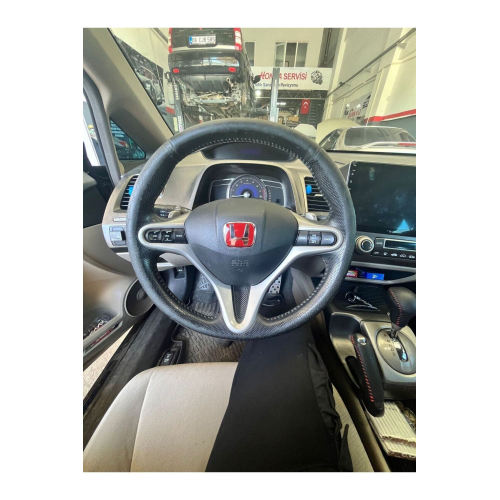 Honda Civic Ies Makyajlı-fd6-fb7 Uyumlu 2006-2012/ 2012-2016 Kırmızı Direksiyon Logosu Honda Civic Ies Makyajlı-fd6-fb7 Uyumlu 2006-2012/ 2012-2016 Kırmızı Direksiyon Logosu