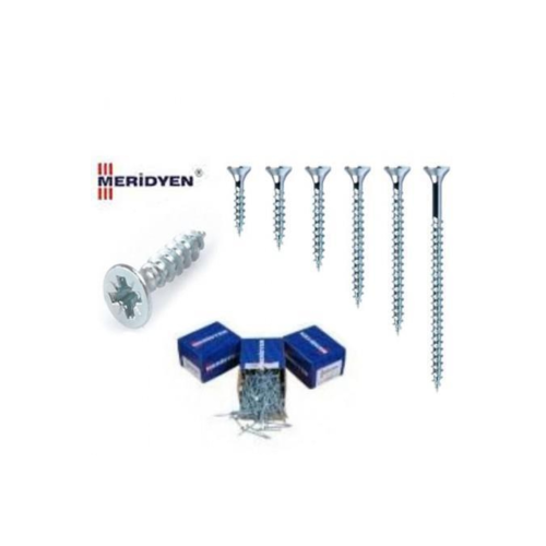 Meridyen Sunta Vidası 4x35 (50 Adet) Meridyen Sunta Vidası 4x35 (50 Adet)