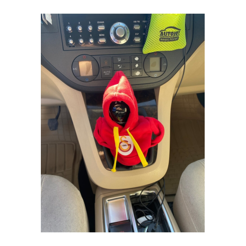 Vites Kılıfı Galatasaraylı Kapşonlu Sweatshirt Geçirmeli Vites Topuzu Kılıfı Vites Kılıfı Galatasaraylı Kapşonlu Sweatshirt Geçirmeli Vites Topuzu Kılıfı