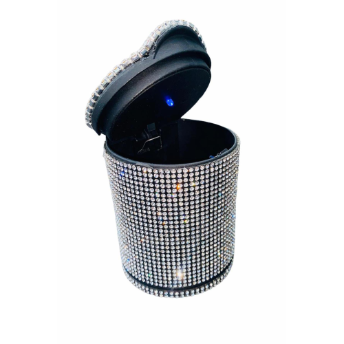 Swarovski Taşlı Led Işıklı Araba Küllük Swarovski Taşlı Led Işıklı Araba Küllük